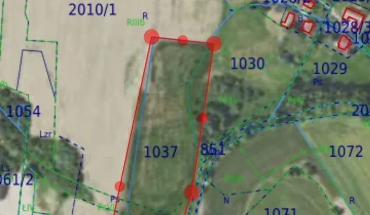 Działka rolna Moderówka