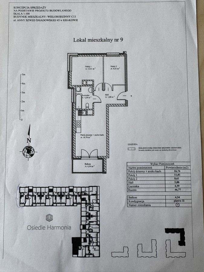 Mieszkanie 3-pokojowe Kraków Kliny, ul. Anny Szwed-Śniadowskiej. Zdjęcie 19