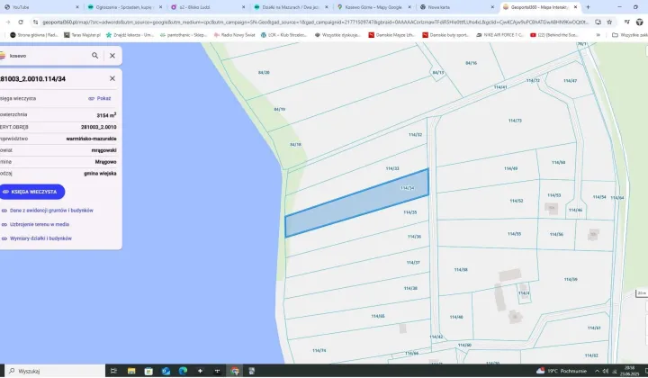 Działka budowlana Kosewo