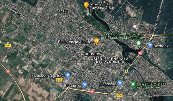 Lokal Augustów, rynek Zygmunta Augusta