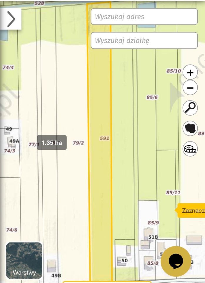 Działka rolno-budowlana Panieńszczyzna. Zdjęcie 1