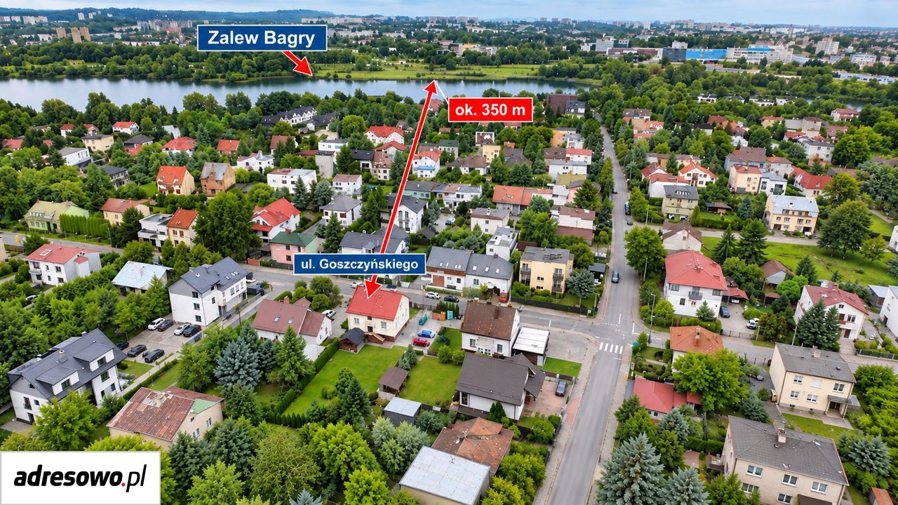 dom wolnostojący, 8 pokoi Kraków Płaszów, ul. Seweryna Goszczyńskiego. Zdjęcie 2