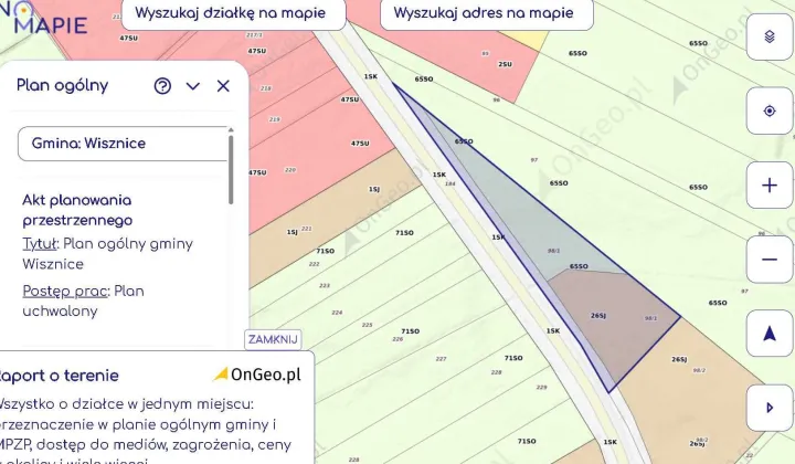 Działka inwestycyjna Wisznice, ul. Włodawska