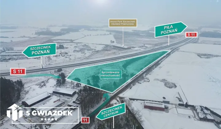 Działka inwestycyjna Szczecinek