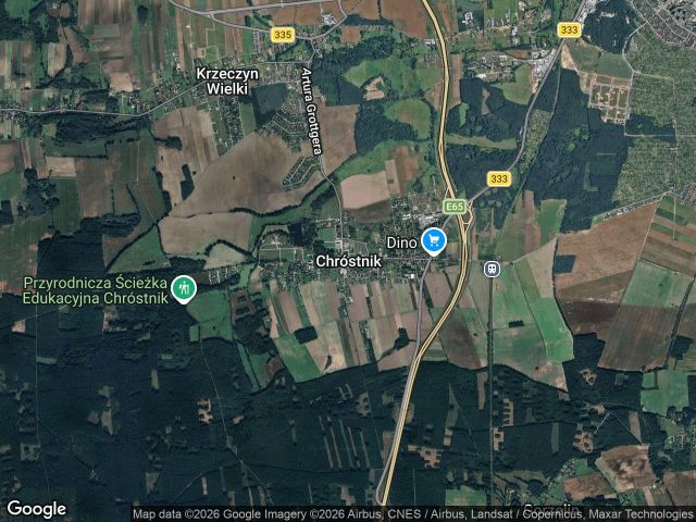 Działka budowlana Chróstnik, Malinowa. Zdjęcie 1