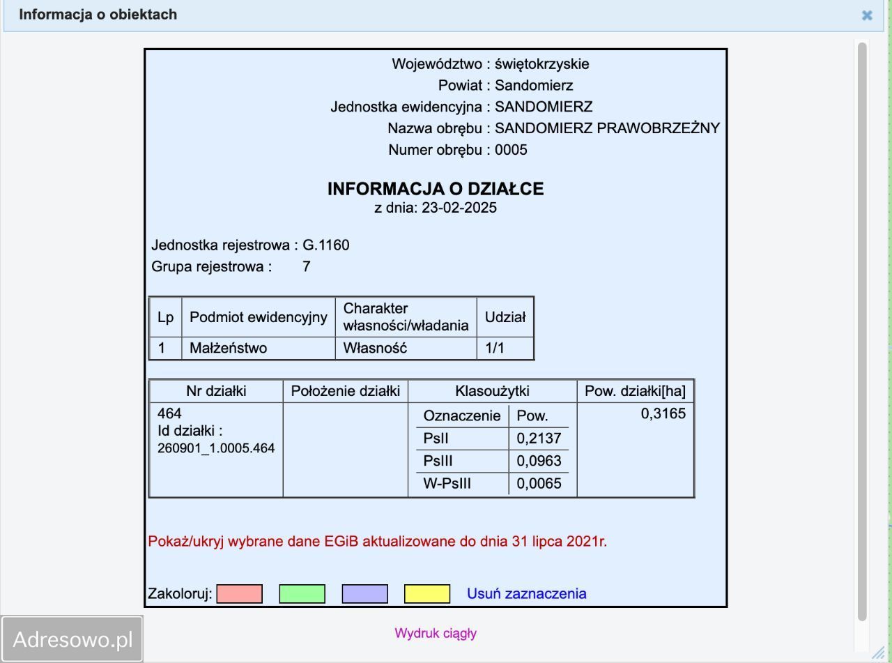 Działka rolna Sandomierz, ul. Holownicza. Zdjęcie 3