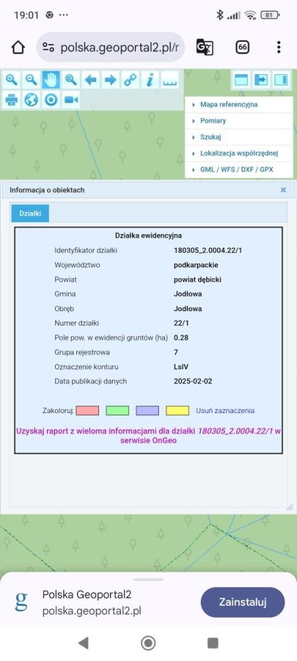 Działka leśna Jodłowa. Zdjęcie 3
