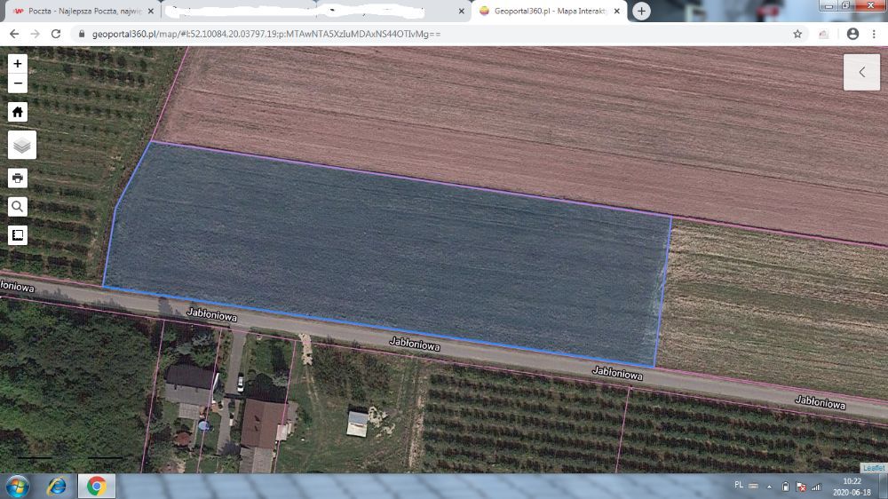 Działka budowlana Mysłaków, ul. Jabłoniowa. Zdjęcie 5