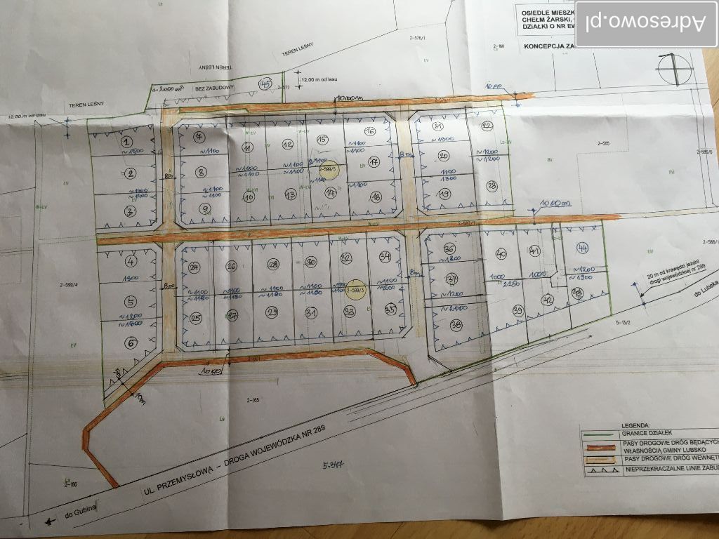 Działka inwestycyjna Chełm Żarski. Zdjęcie 3