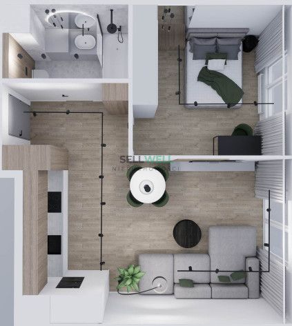 Mieszkanie 2-pokojowe Łódź Widzew, ul. Widzewska. Zdjęcie 16