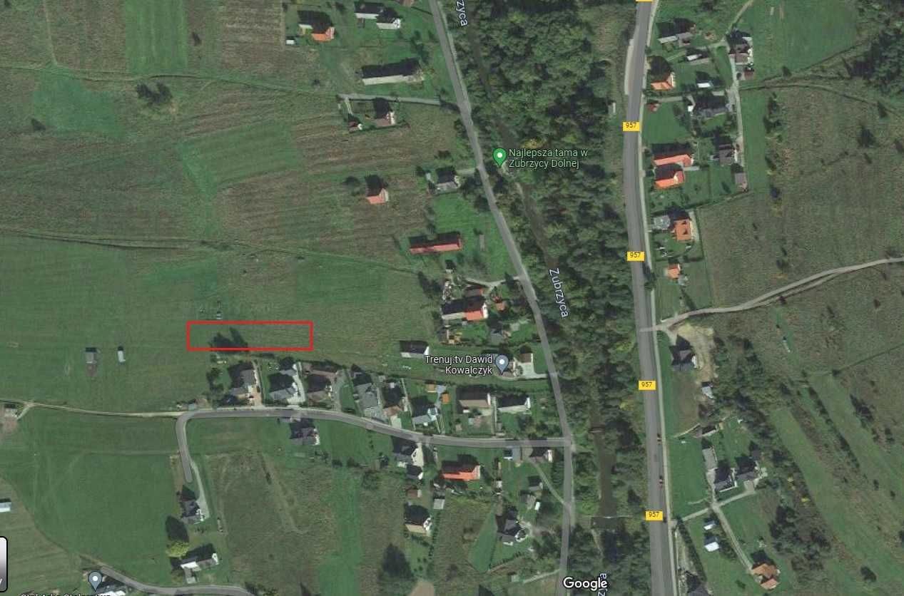 Działka budowlana Zubrzyca Dolna. Zdjęcie 2