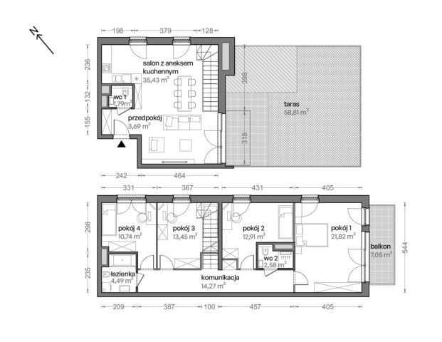 Mieszkanie 5-pokojowe Katowice Brynów, ul. Ceglana. Zdjęcie 7