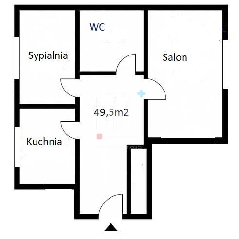 Mieszkanie 2-pokojowe Warszawa Mokotów, ul. Antoniego Edwarda Odyńca. Zdjęcie 13