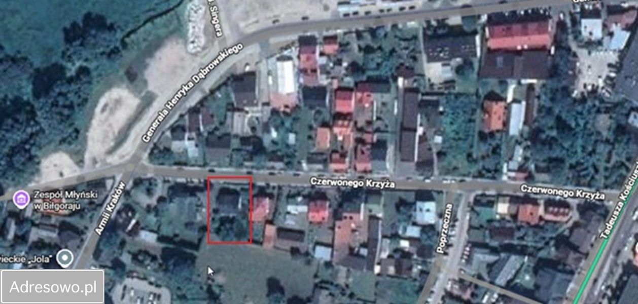 Działka budowlana Biłgoraj, ul. Czerwonego Krzyża