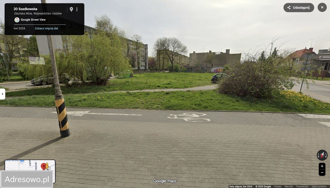 Działka inwestycyjna Zduńska Wola, ul. Szadkowska