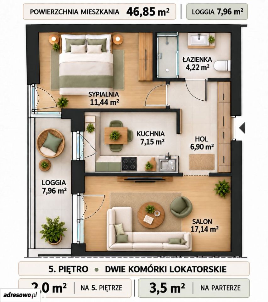 Mieszkanie 3-pokojowe Warszawa Tarchomin, ul. Światowida. Zdjęcie 14