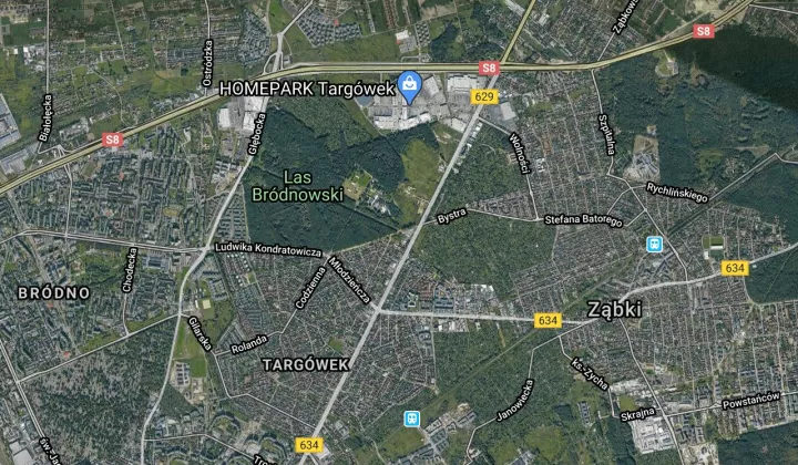 Działka rod Warszawa Targówek, ul. Bystra