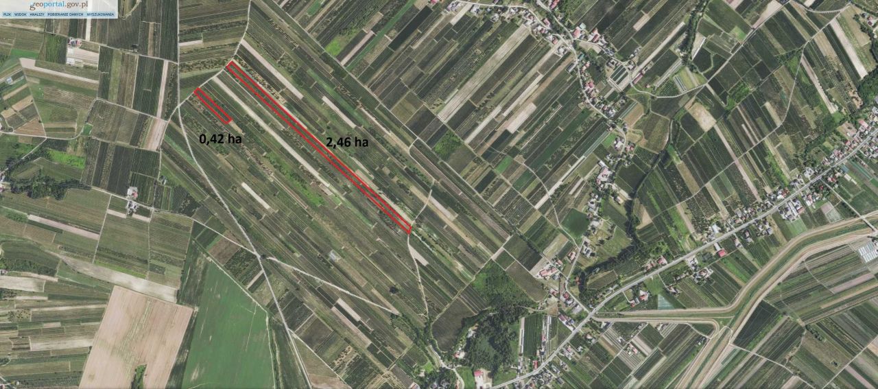 Działka rolna Samborzec