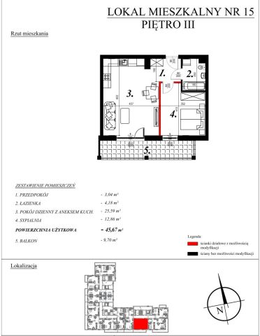 Mieszkanie 2-pokojowe Sochaczew, ul. Kochanowskiego. Zdjęcie 12