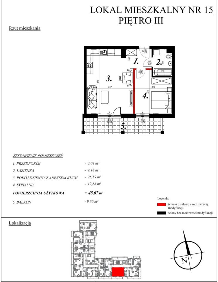 Mieszkanie 2-pokojowe Sochaczew, ul. Kochanowskiego. Zdjęcie 12