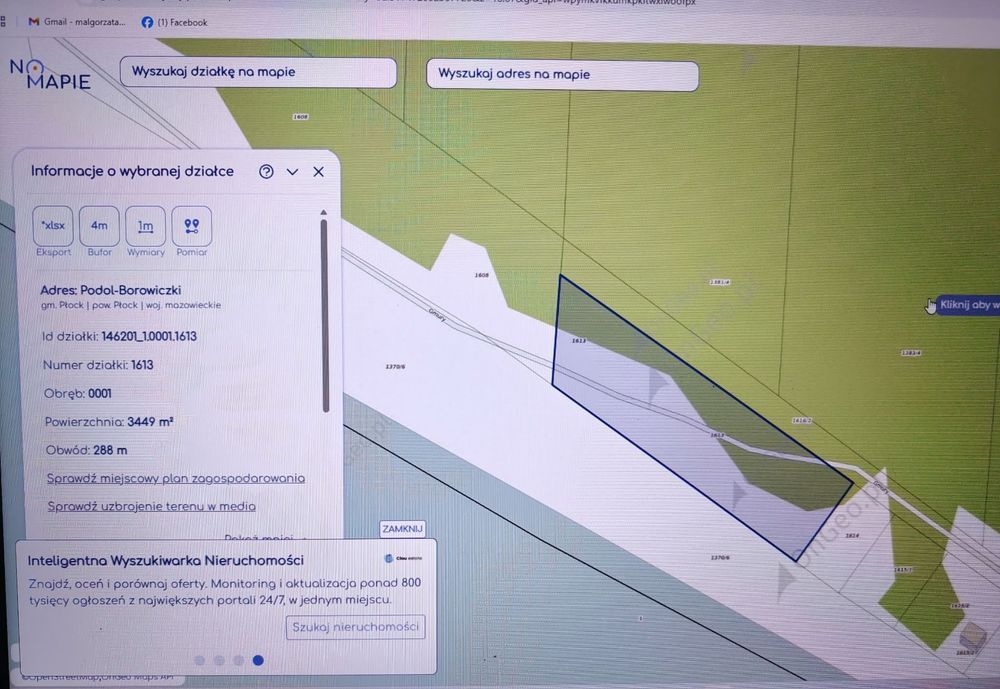 Działka rekreacyjna Płock Borowiczki-Cukrownia, ul. Gmury. Zdjęcie 2