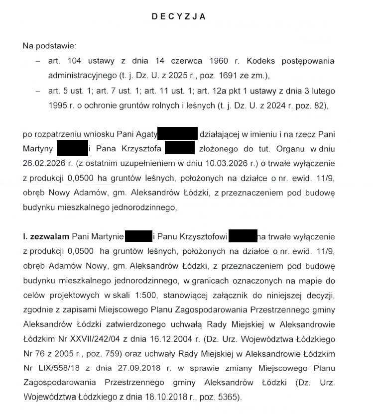 Działka budowlana Nowy Adamów. Zdjęcie 8