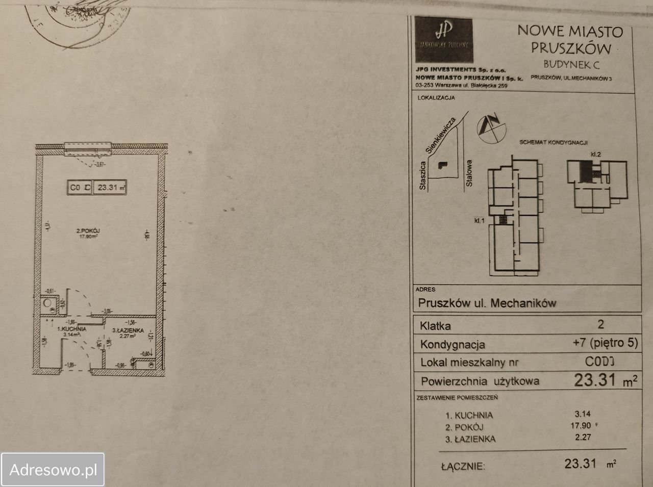 Mieszkanie 1-pokojowe Pruszków. Zdjęcie 9