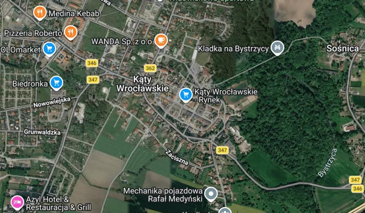 Mieszkanie 2-pokojowe Kąty Wrocławskie, rynek Rynek