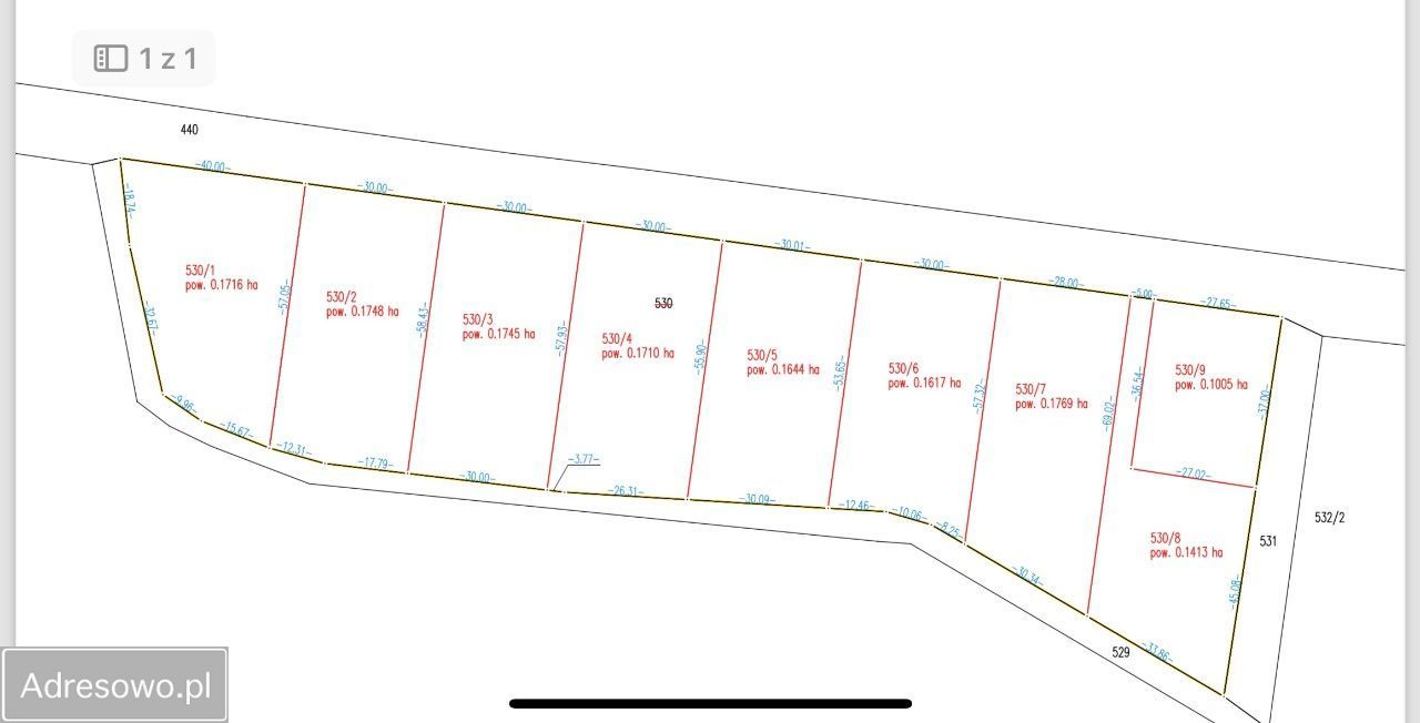 Działka budowlana Jarantów. Zdjęcie 2