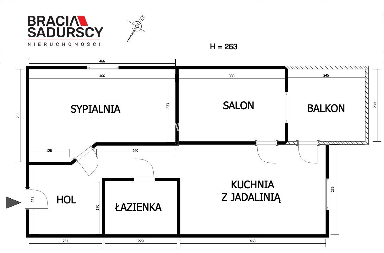 Mieszkanie 2-pokojowe Kraków Dębniki, ul. Jana Kantego Federowicza. Zdjęcie 17