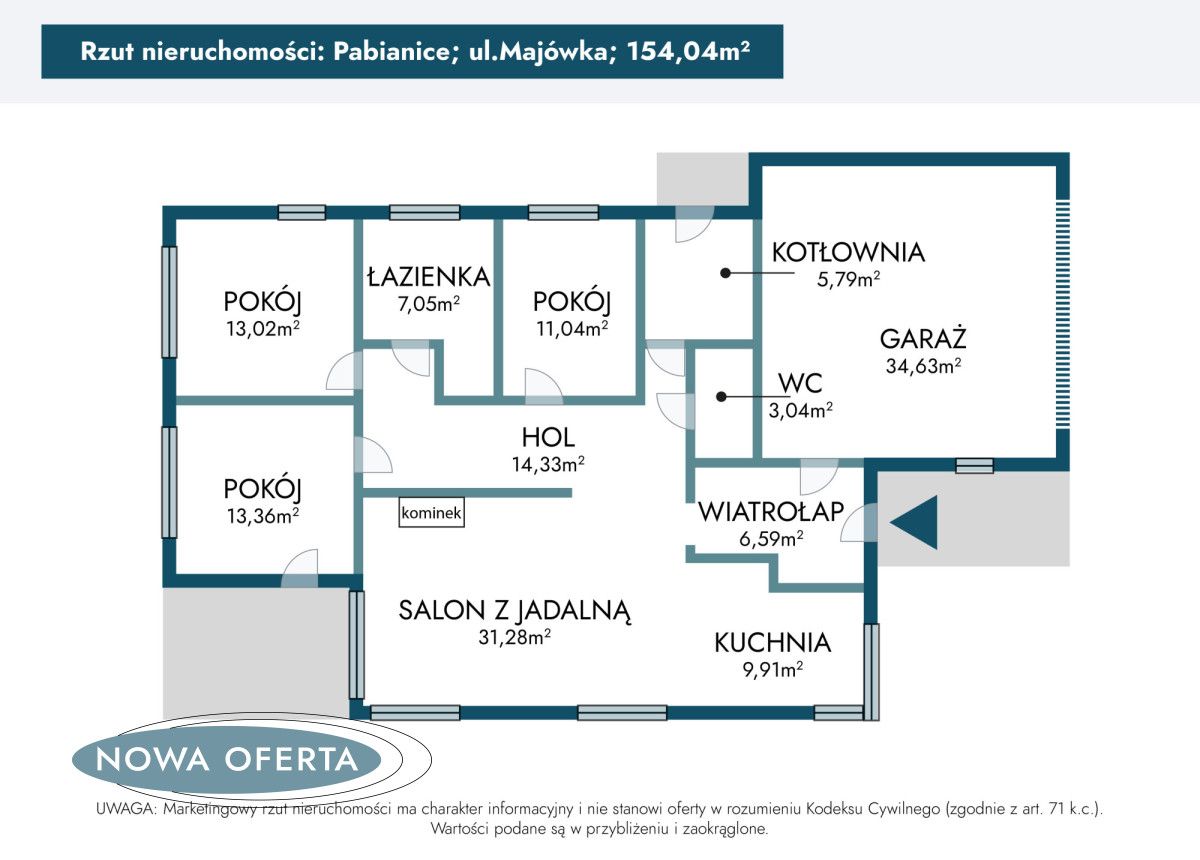 dom wolnostojący, 4 pokoje Majówka. Zdjęcie 37