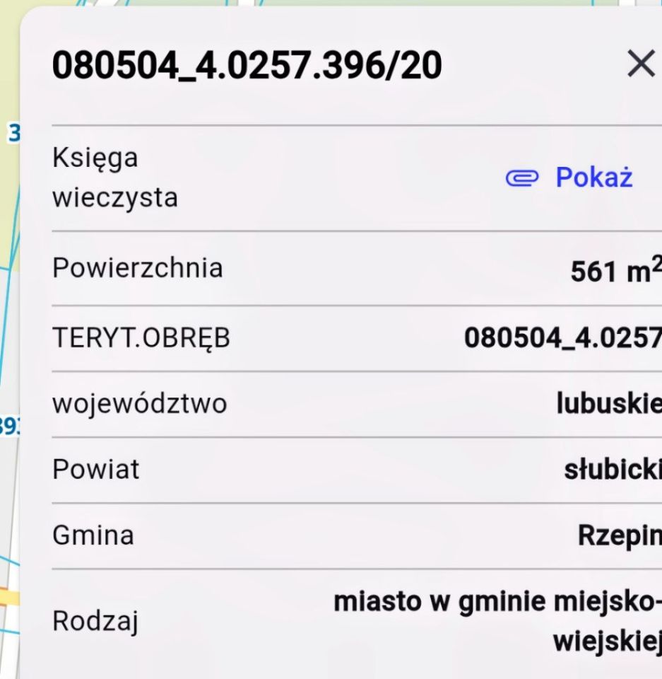 Działka budowlana Rzepin. Zdjęcie 2