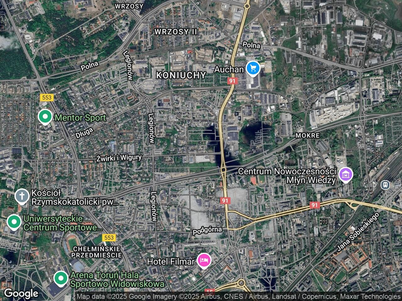 Garaż/miejsce parkingowe Toruń Koniuchy, ul. Żwirki i Wigury