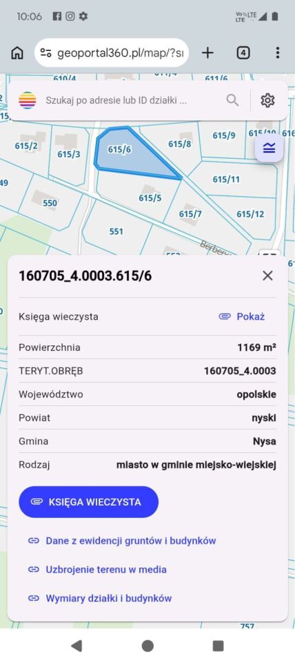 Działka budowlana Nysa, ul. Berberysowa. Zdjęcie 3