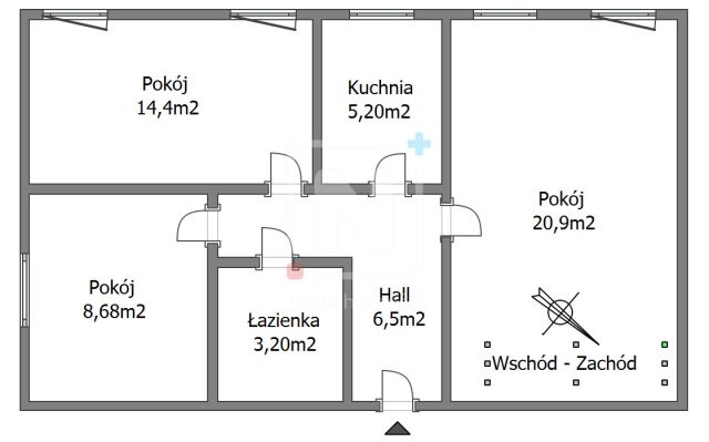 Mieszkanie 3-pokojowe Warszawa Wola, ul. Grzybowska. Zdjęcie 14