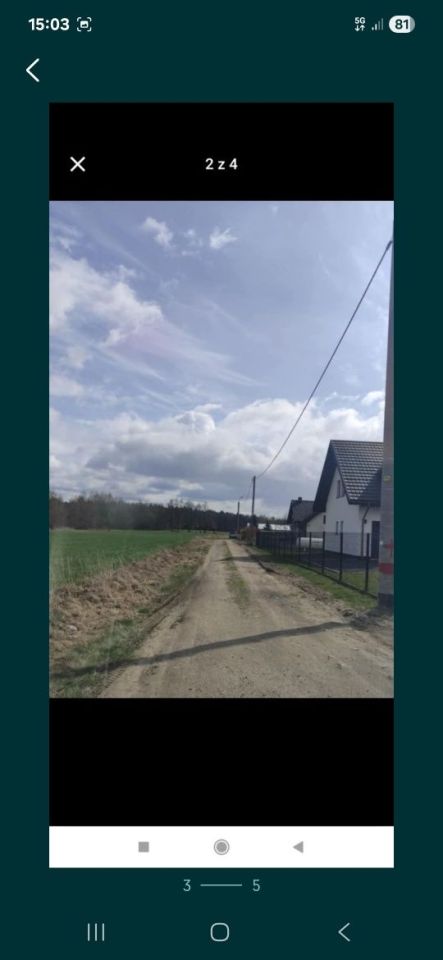 Działka rolno-budowlana Somianka. Zdjęcie 3