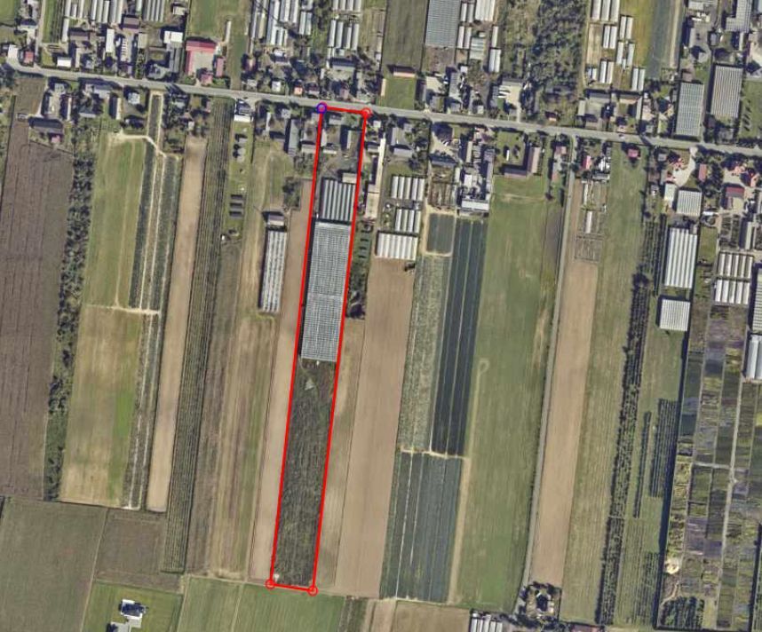 Działka rolno-budowlana Tłokinia Wielka