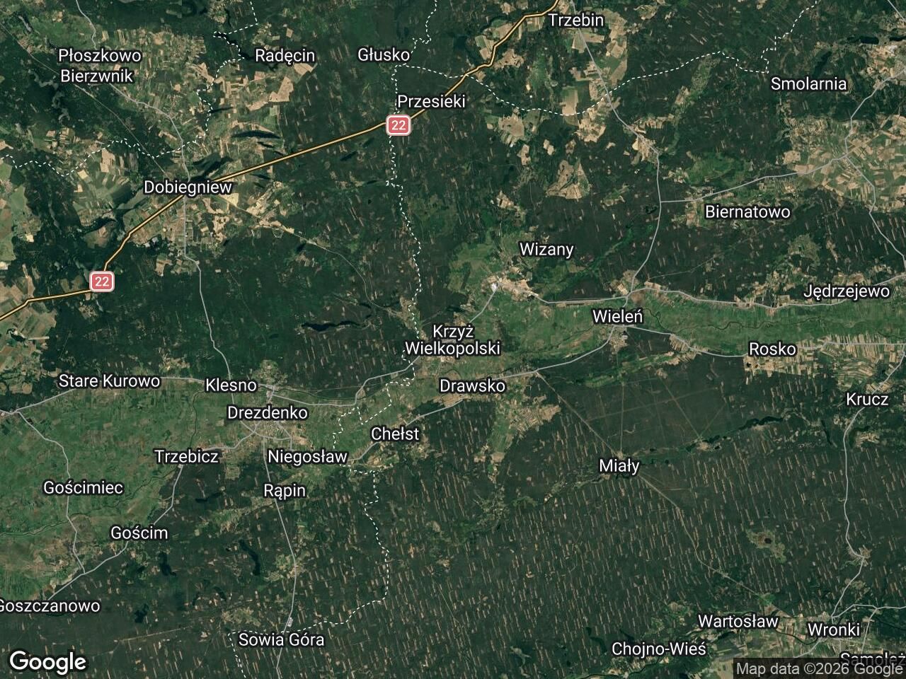 Działka rekreacyjna Krzyż Wielkopolski. Zdjęcie 1