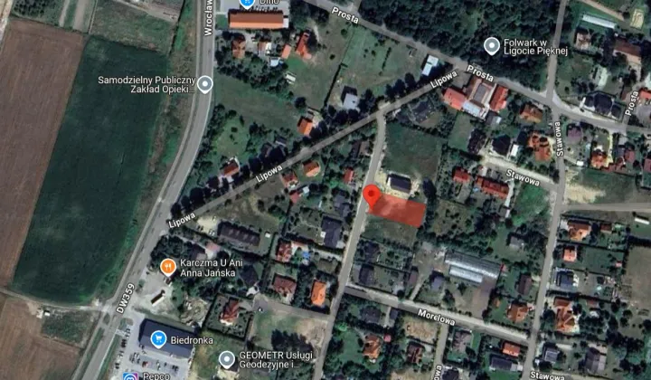 Działka budowlana Ligota Piękna, ul. Brzoskwiniowa