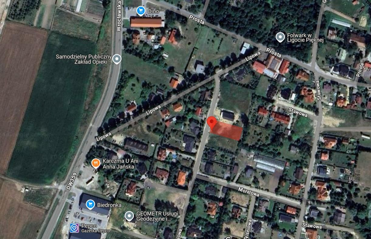 Działka budowlana Ligota Piękna, ul. Brzoskwiniowa. Zdjęcie 1