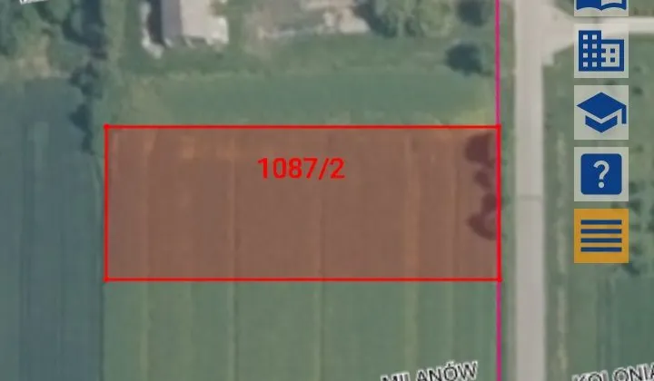 Działka budowlana Milanów, ul. Kościelna
