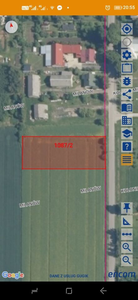 Działka budowlana Milanów, ul. Kościelna. Zdjęcie 1