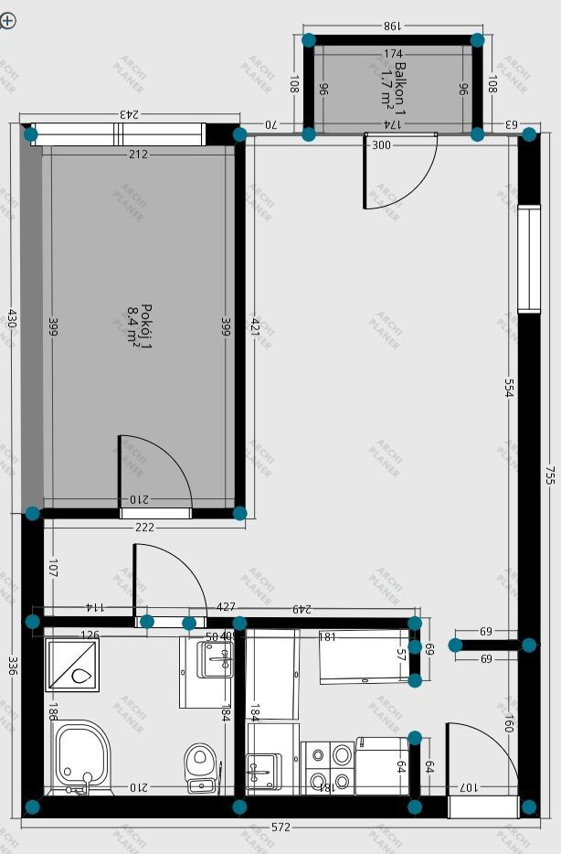 Mieszkanie 2-pokojowe Wrocław Grabiszyn, ul. Żelazna. Zdjęcie 7