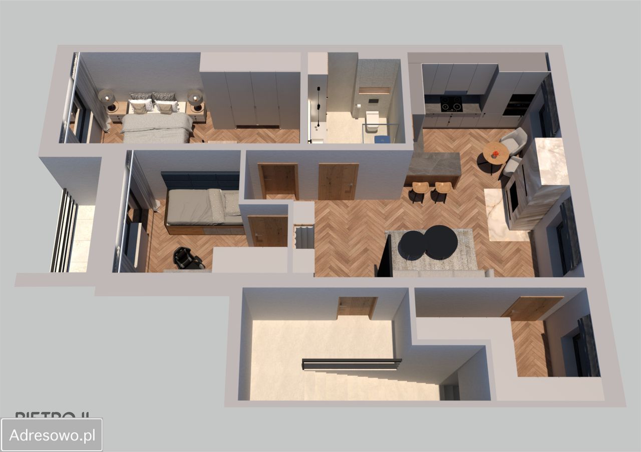 Mieszkanie 3-pokojowe Kielce Pod Telegrafem, ul. Ojca Kolumbina Tomaszewskiego. Zdjęcie 17