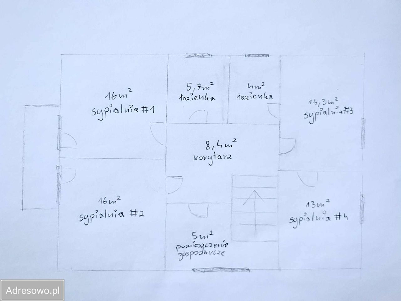 dom wolnostojący, 6 pokoi Ślesin Krzyżka. Zdjęcie 17