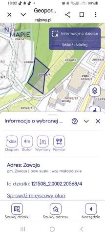 Działka rekreacyjna Zawoja Widły. Zdjęcie 1