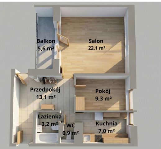 Mieszkanie 2-pokojowe Gdańsk Chełm, ul. Zamiejska. Zdjęcie 19