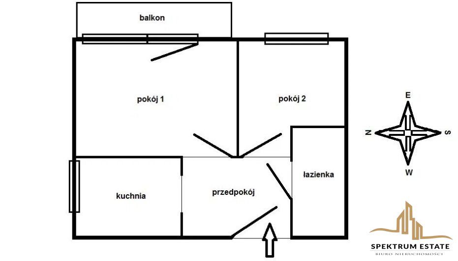 Mieszkanie 2-pokojowe Kraków Krowodrza, ul. Zakątek. Zdjęcie 3