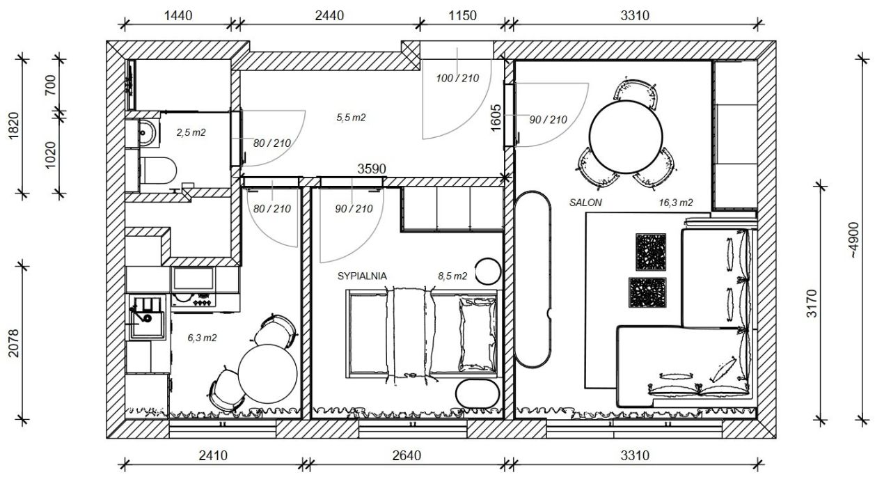 Mieszkanie 2-pokojowe Lublin Śródmieście, ul. Gliniana. Zdjęcie 17