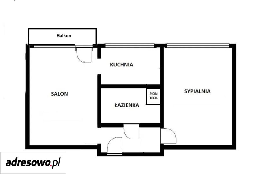 Mieszkanie 2-pokojowe Łódź Bałuty, ul. Rojna. Zdjęcie 7
